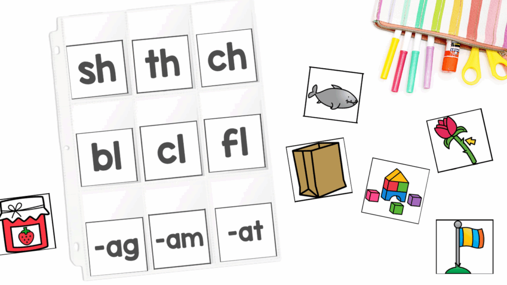 Guided Reading Sorts - card holder