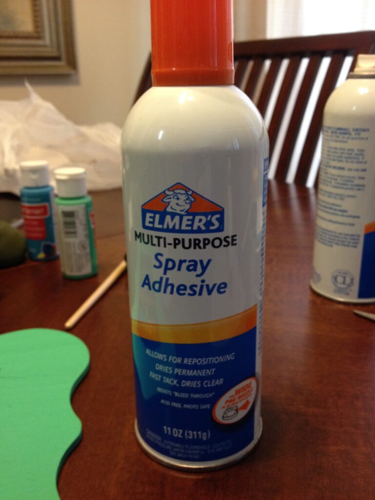 Prayer corner - spray adhesive