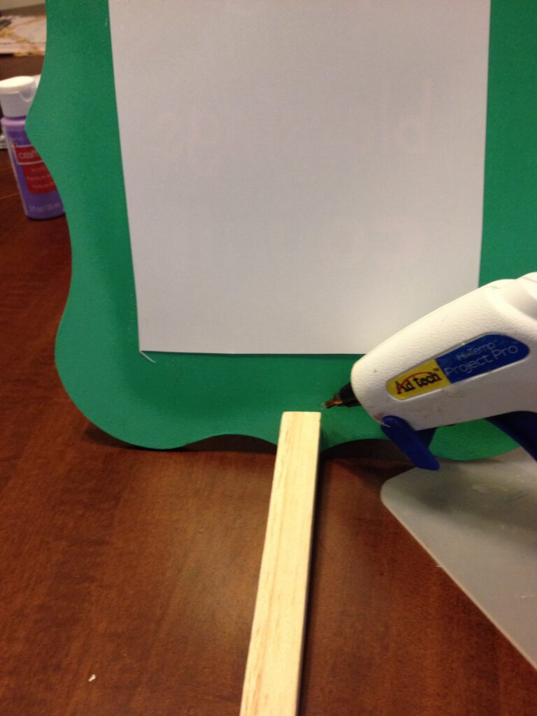 prayer corner - hot glue