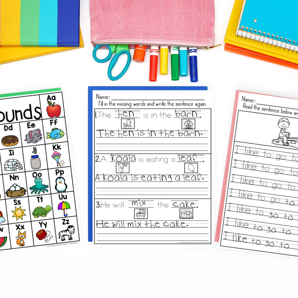 beginning writers - alphabet