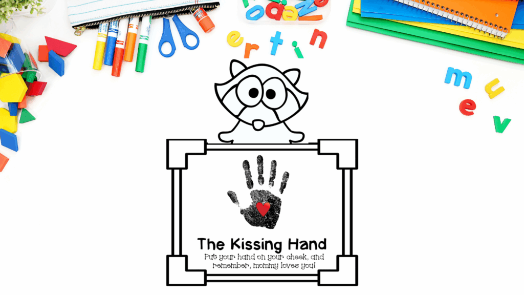 kissing hand - art project