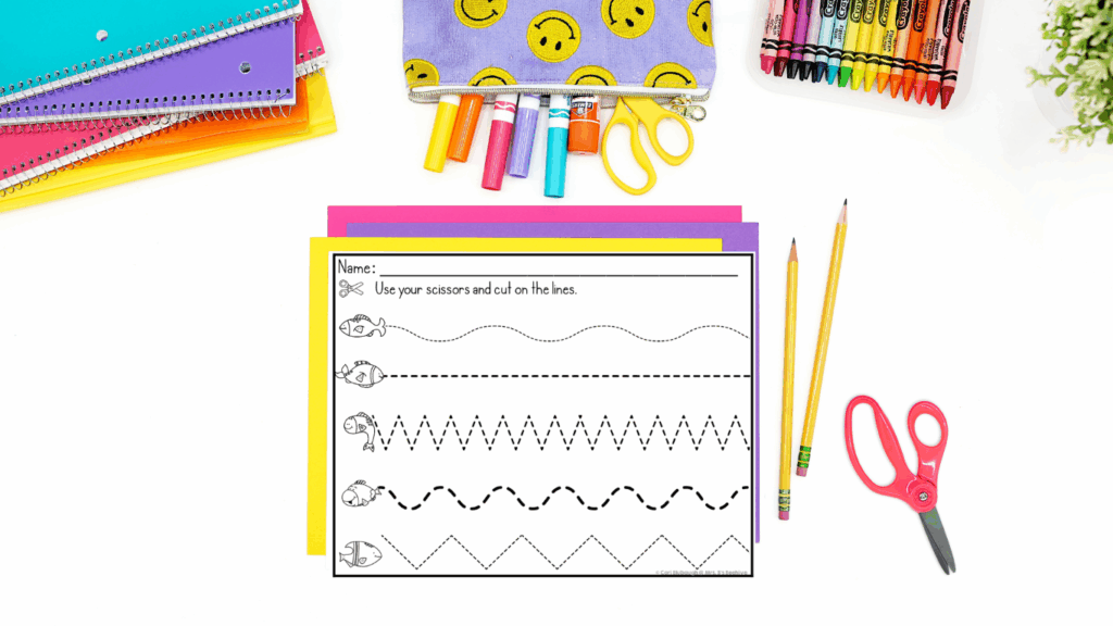 Rainbow Fish - fine motor