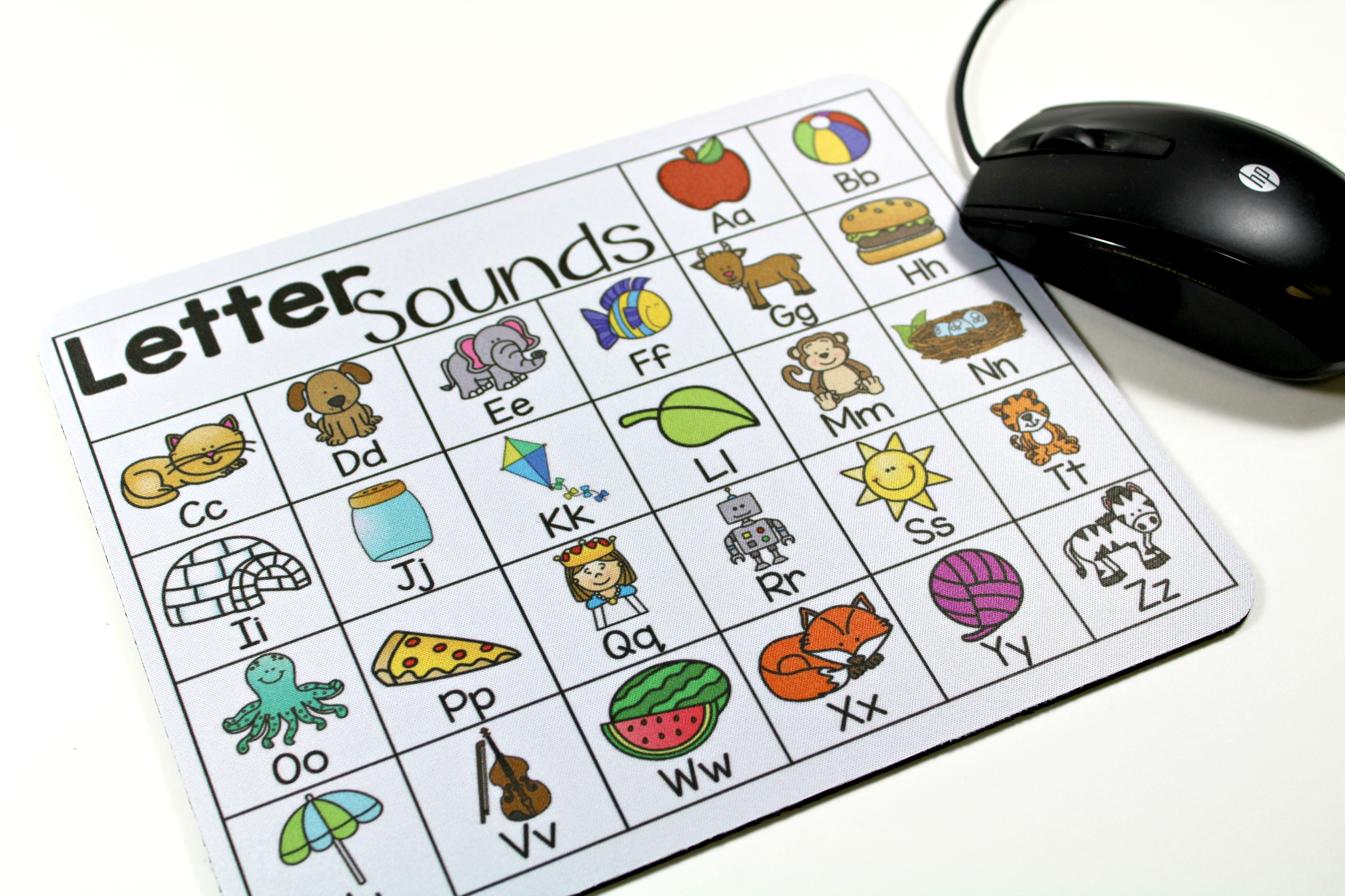 Letter Sounds Mouse Pad - mouse pad example