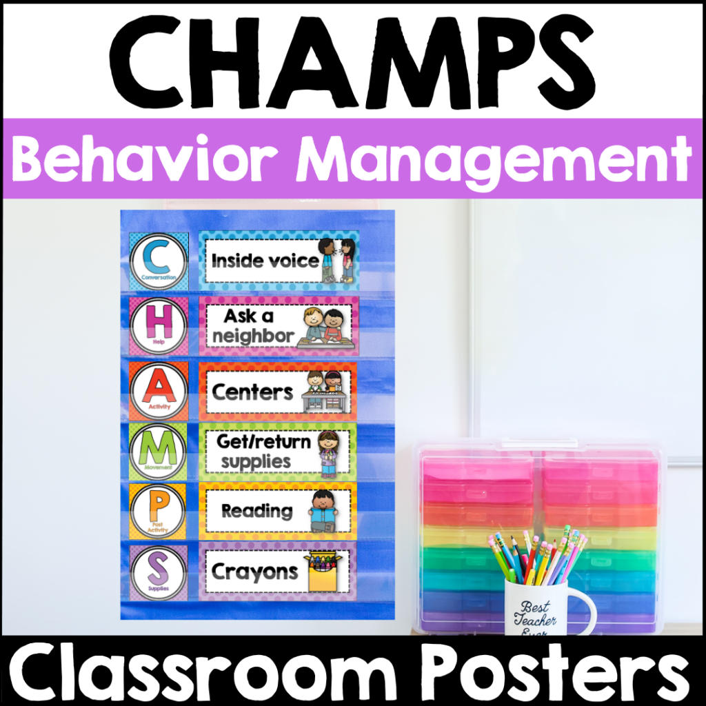 CHAMPS Behavior Management Signs - Cover
