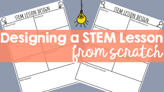 Designing a STEM lesson cover