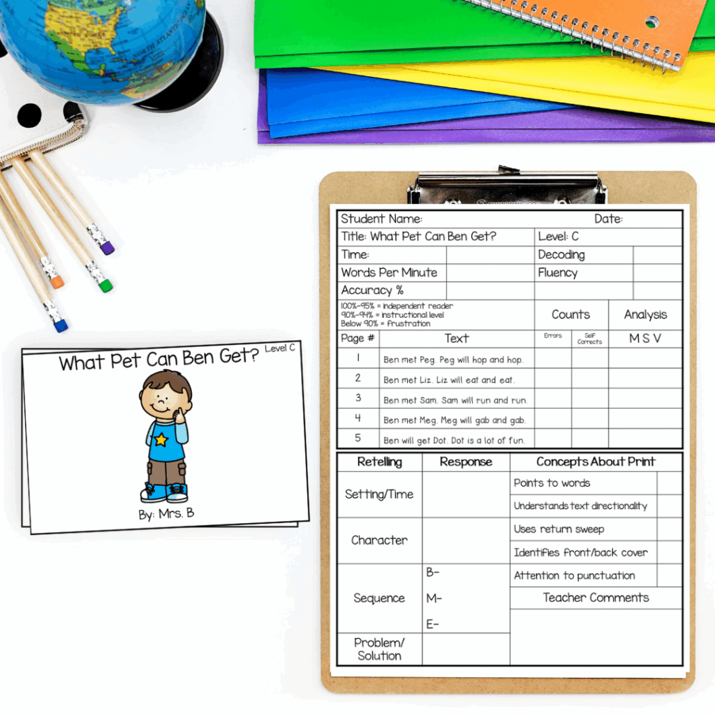 guided reading levels - decodable reader