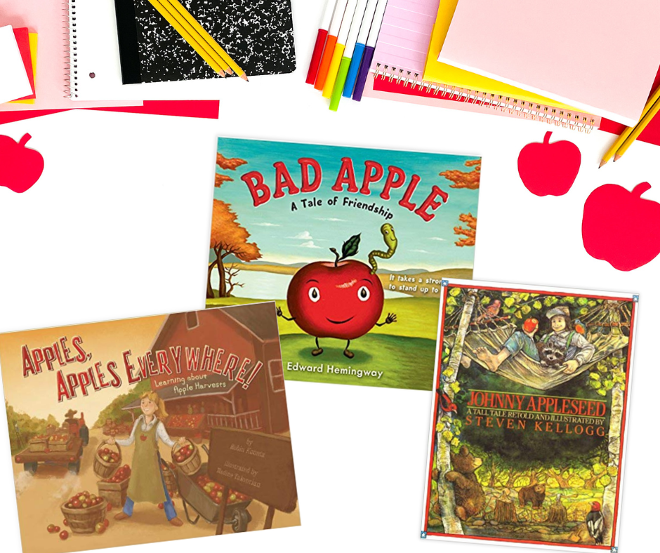 Books and Videos about apples - books