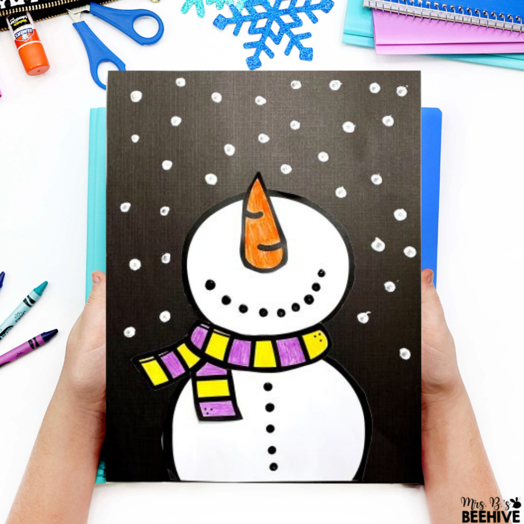 winter bulletin boards - snowman craft