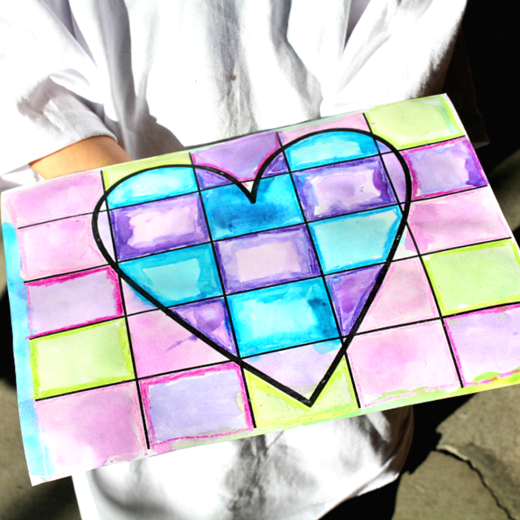Valentine's Day Projects -heart art