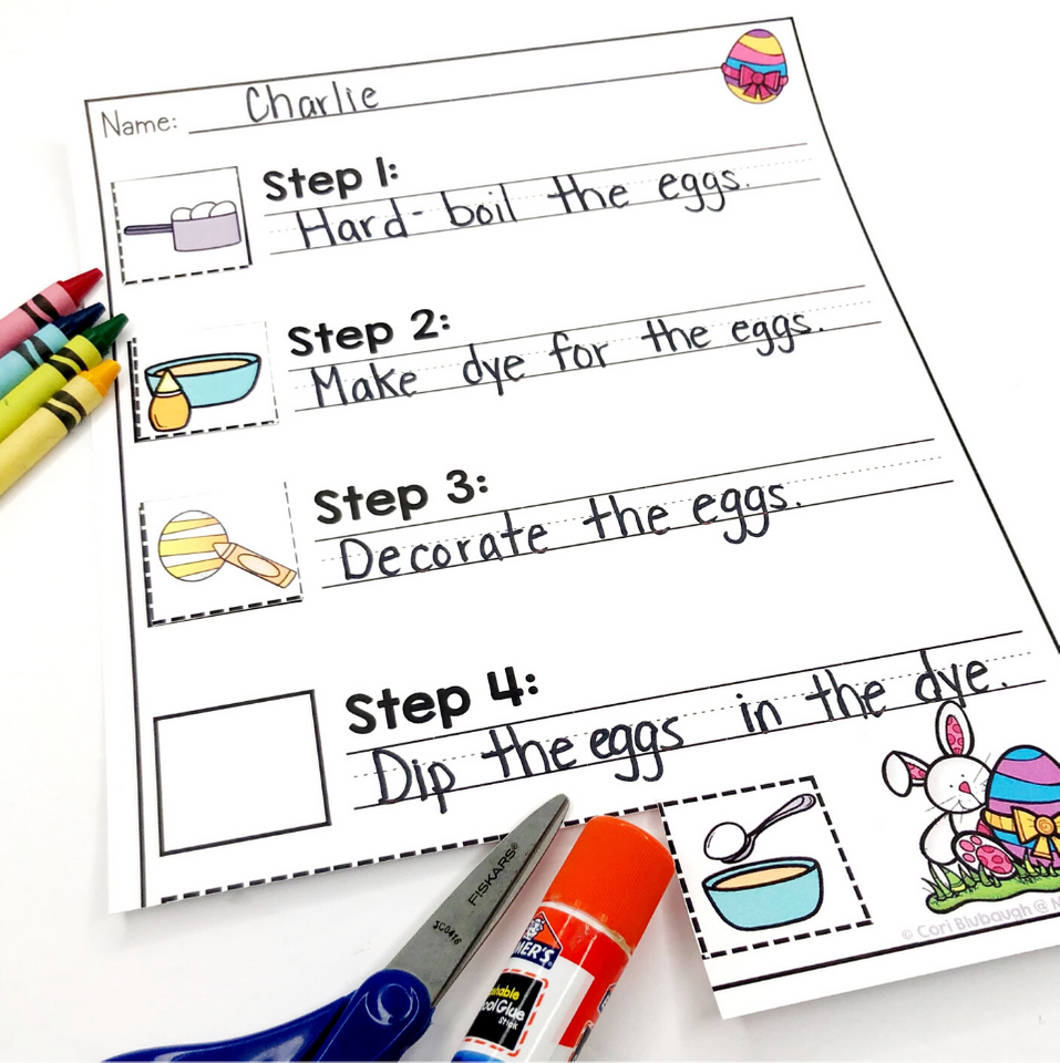 Easter activity -steps
