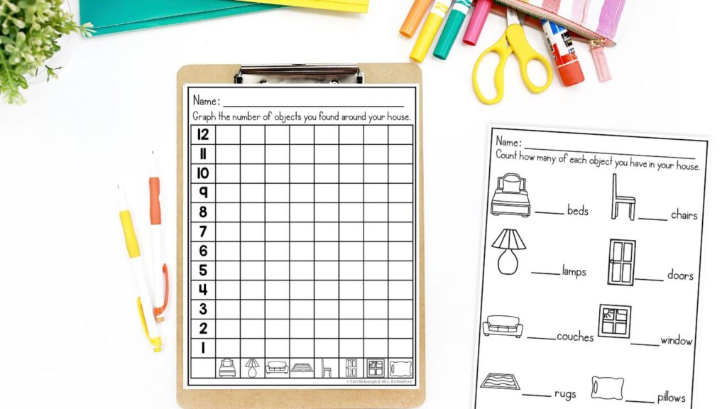graphing in kindergarten - free resource