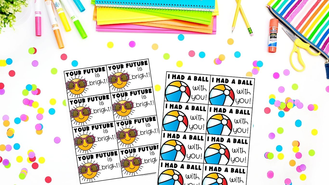 kindergarten graduation - gift tags