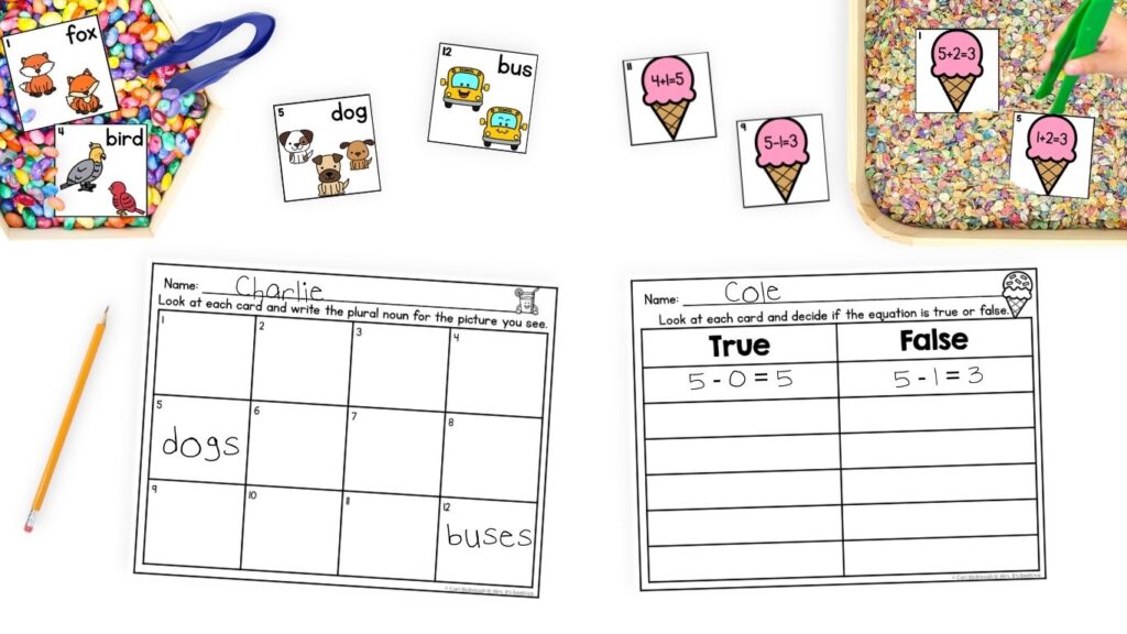 kindergarten graduation - sensory