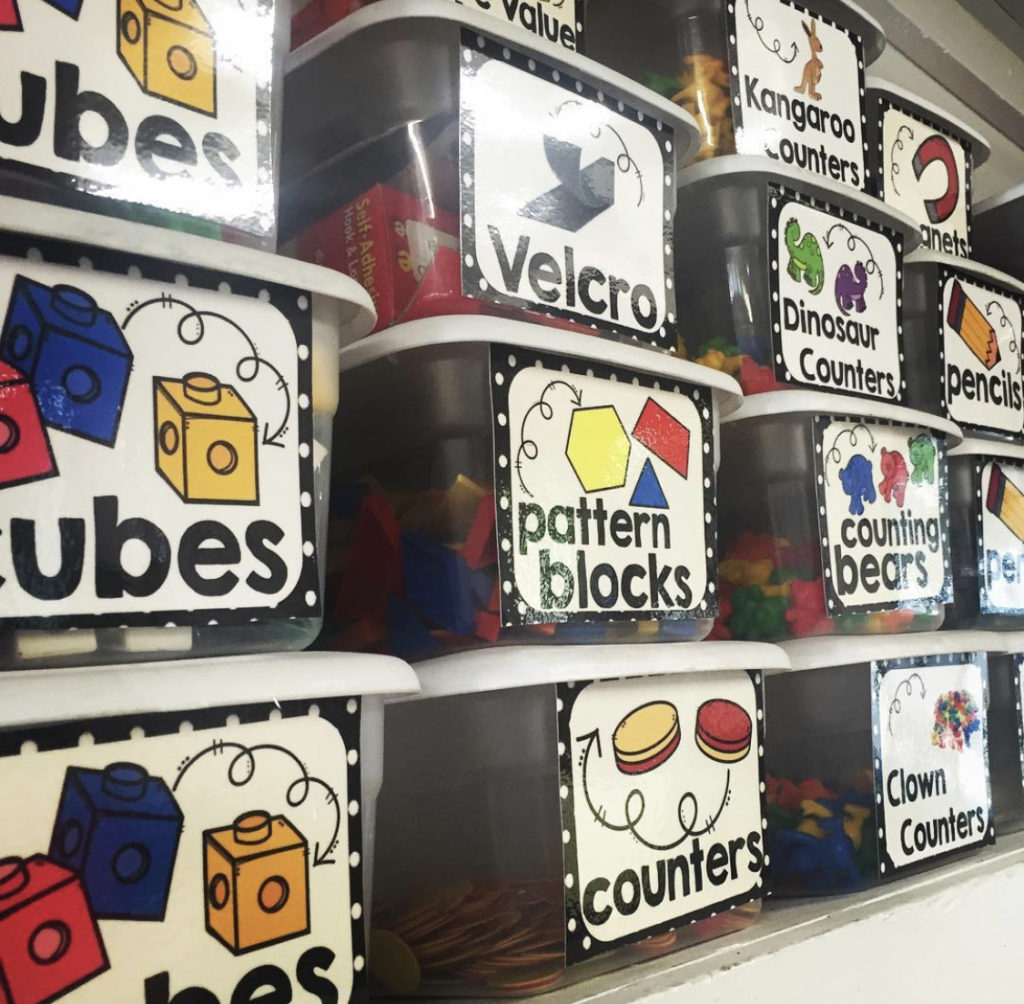 curriculum planning - Materials storage