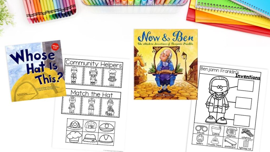 social studies books - activities
