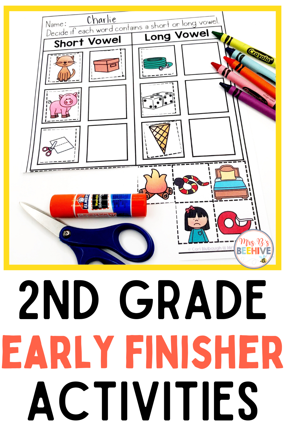 2nd Grade Early Finishers Companion Worksheets - August and September ...