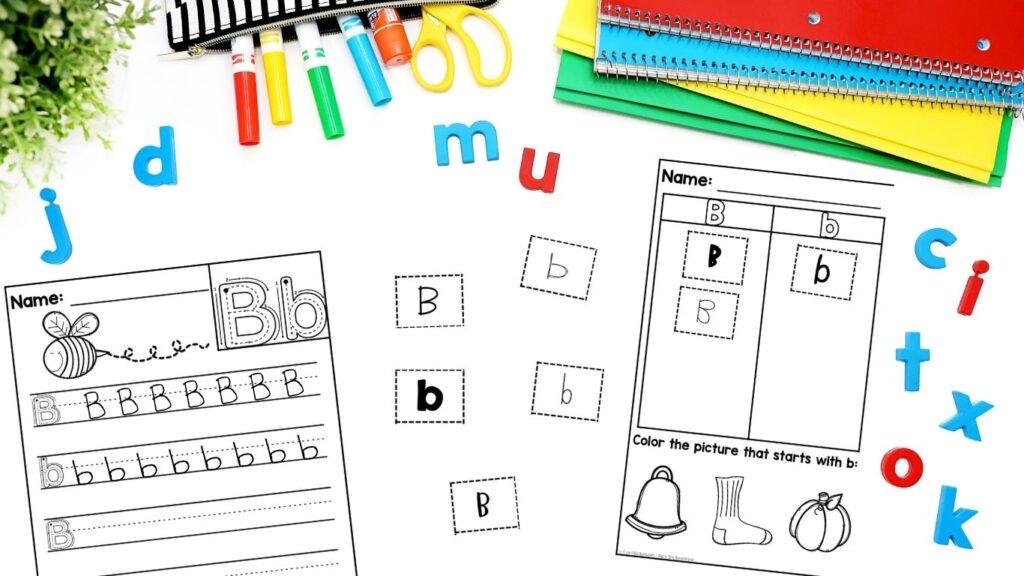 letter recognition strategies - writing practice