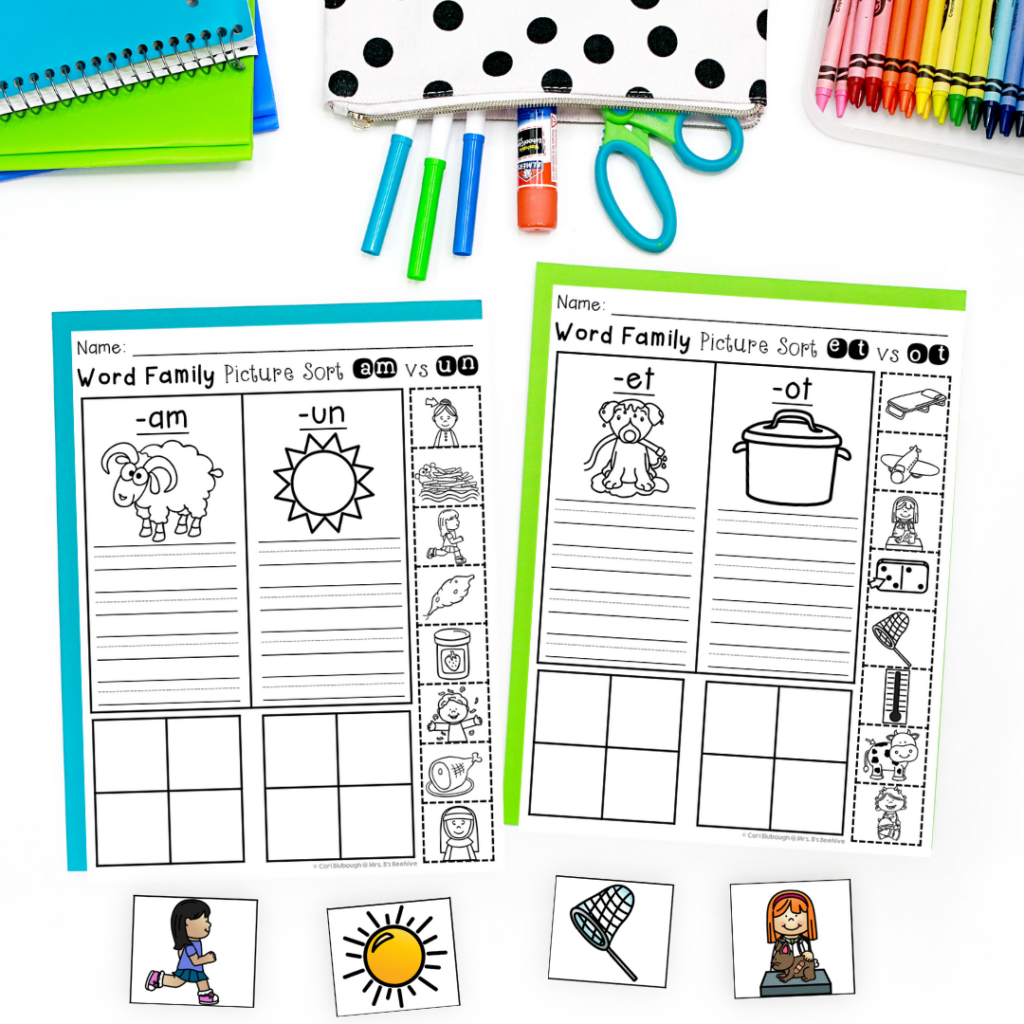 CVC Words - Word Family worksheet