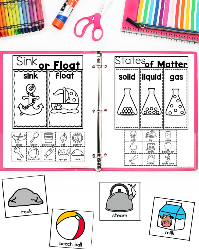 science books for kindergarten - sink or float