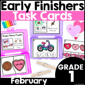 February 1st Grade Early Finisher Task Cards