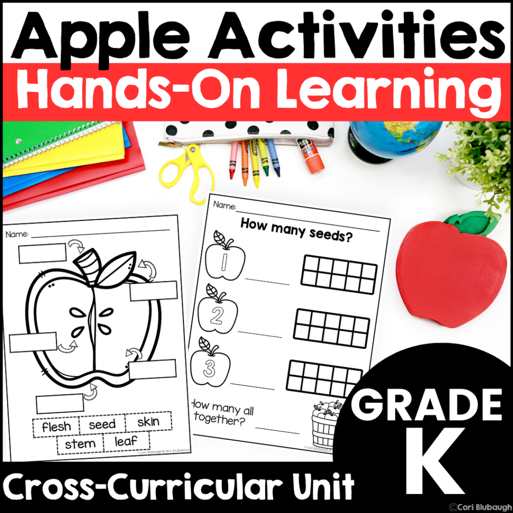 Apple Activities for Kindergarten - cover