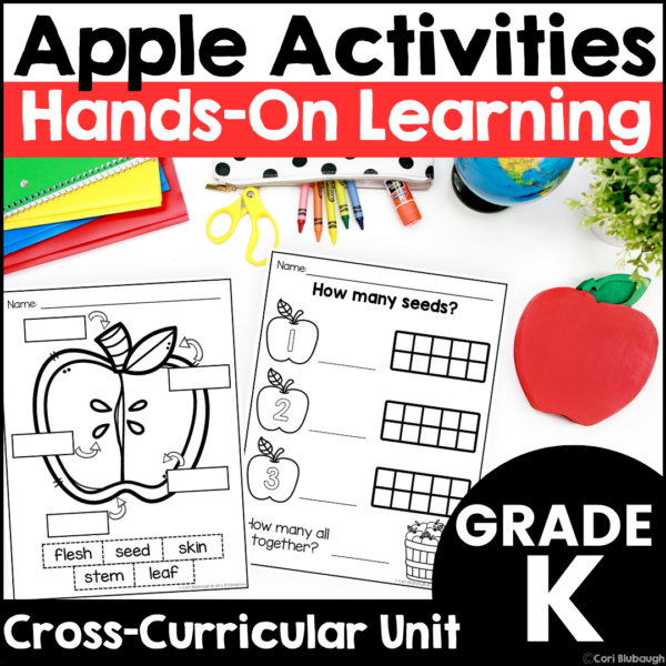 Apple Activities for Kindergarten - cover