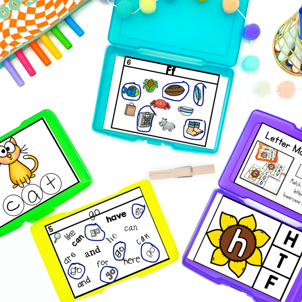kindergarten early finisher task cards - sight words