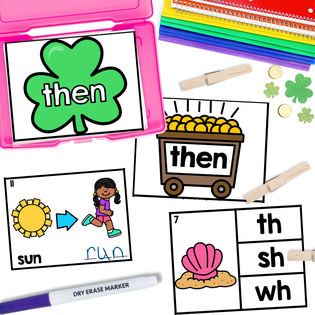 March Kindergarten Early Finisher Task Cards - sight words