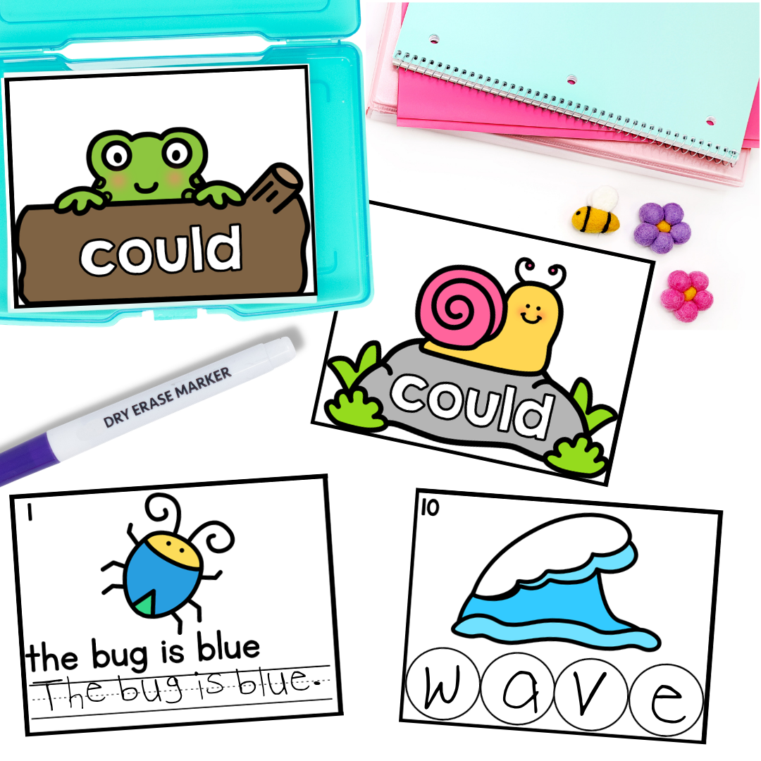 April Kindergarten Early Finisher Task Cards -sight words