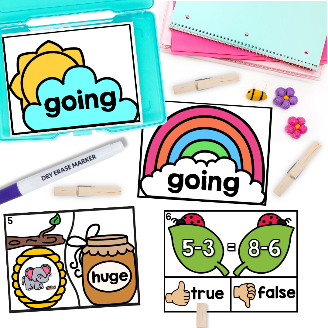 April 1st Grade Early Finisher Task Cards - sight words