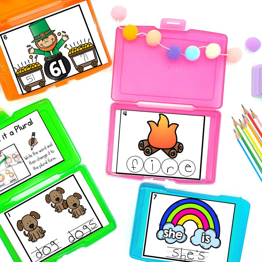 1st grade early finisher task cards - CVCE words