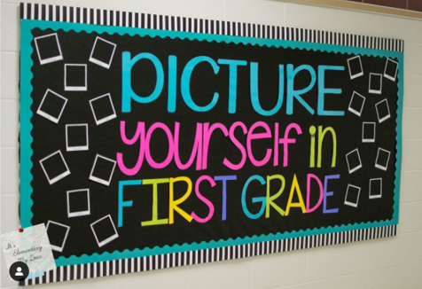 Picture yourself in 1st grade bulletin board.