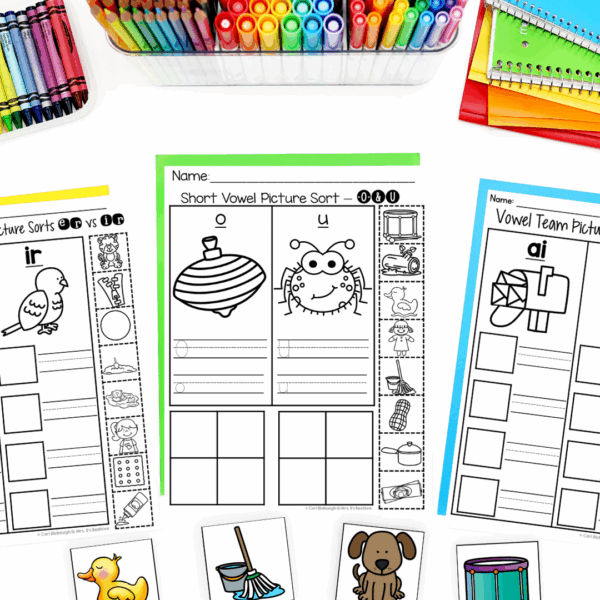 phonics worksheets - vowels