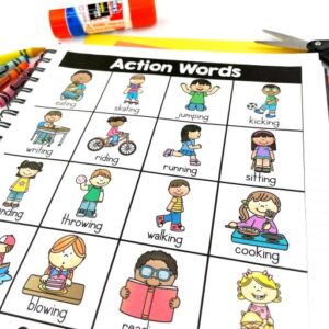 Kindergarten Language and Grammar Interactive Notebook - Mrs. B’s Beehive