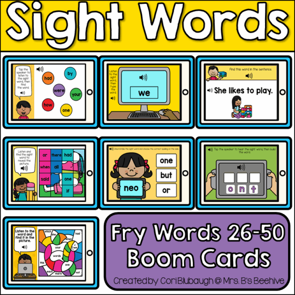 Easy and Effective Digital Sight Word Practice for Kindergarten - Mrs ...