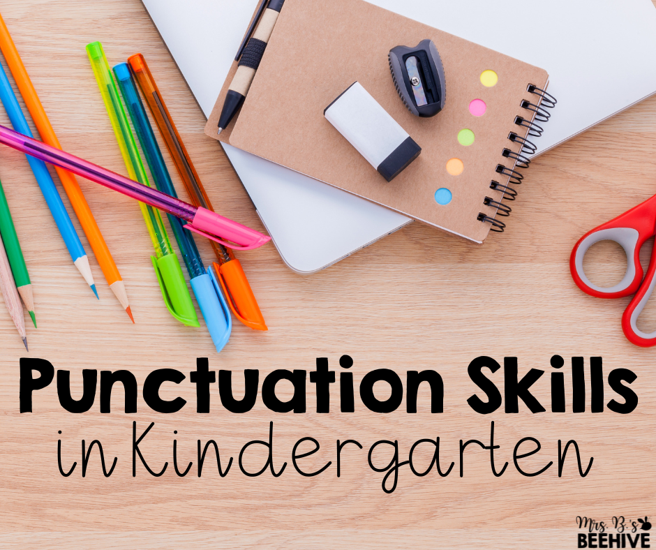 punctuation for kindergarten