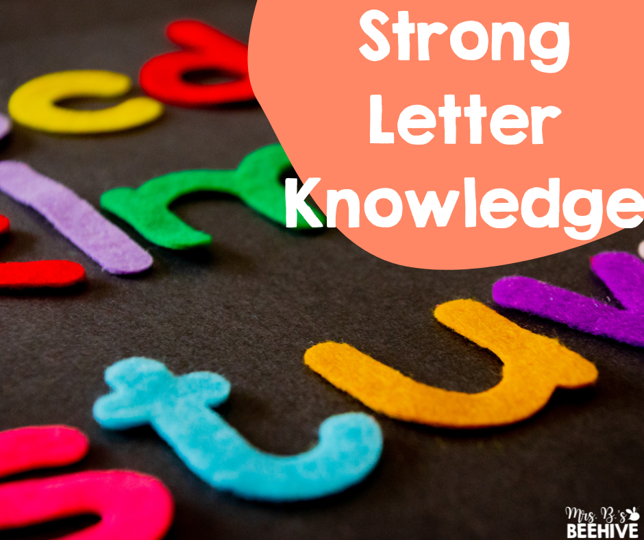 Strong letter knowledge foundations