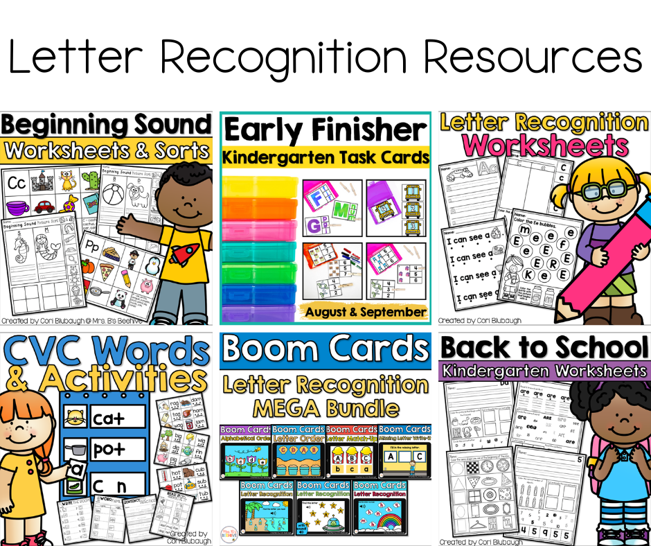 Letter recognition resources