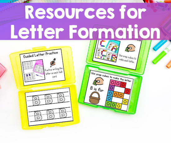 Resources for letter formation