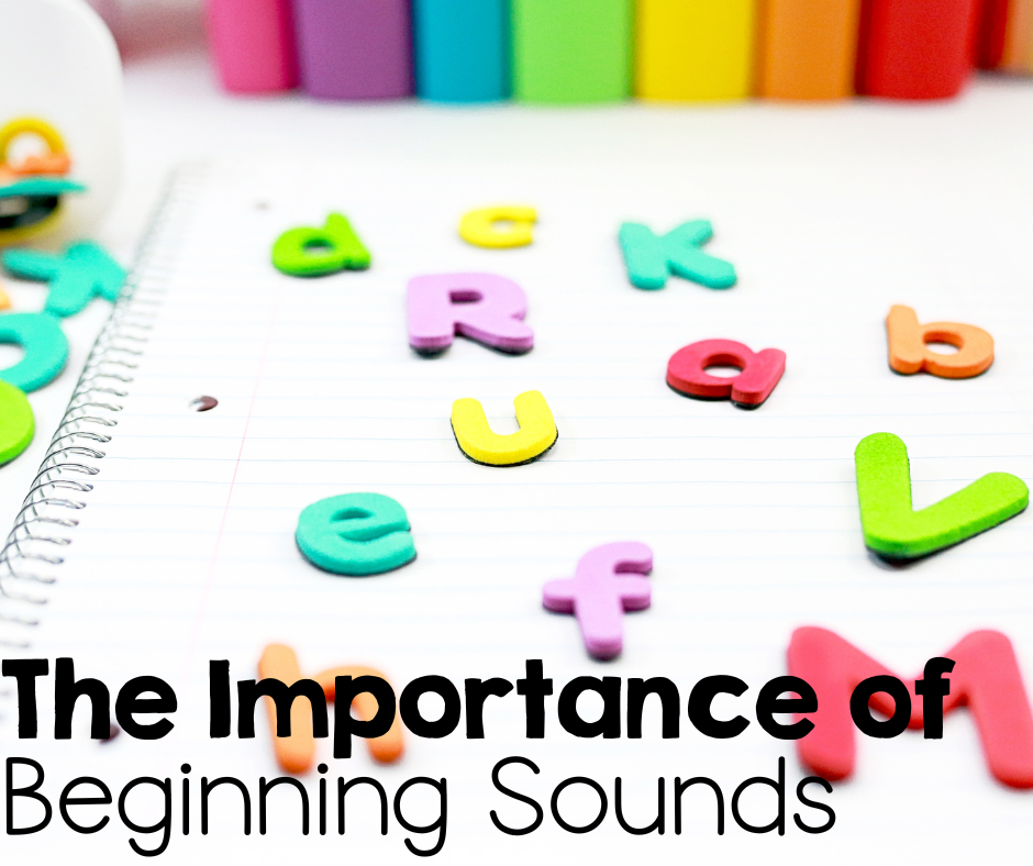 The importance of beginning sounds