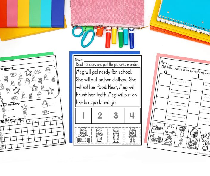 end-of-the-year kindergarten worksheets