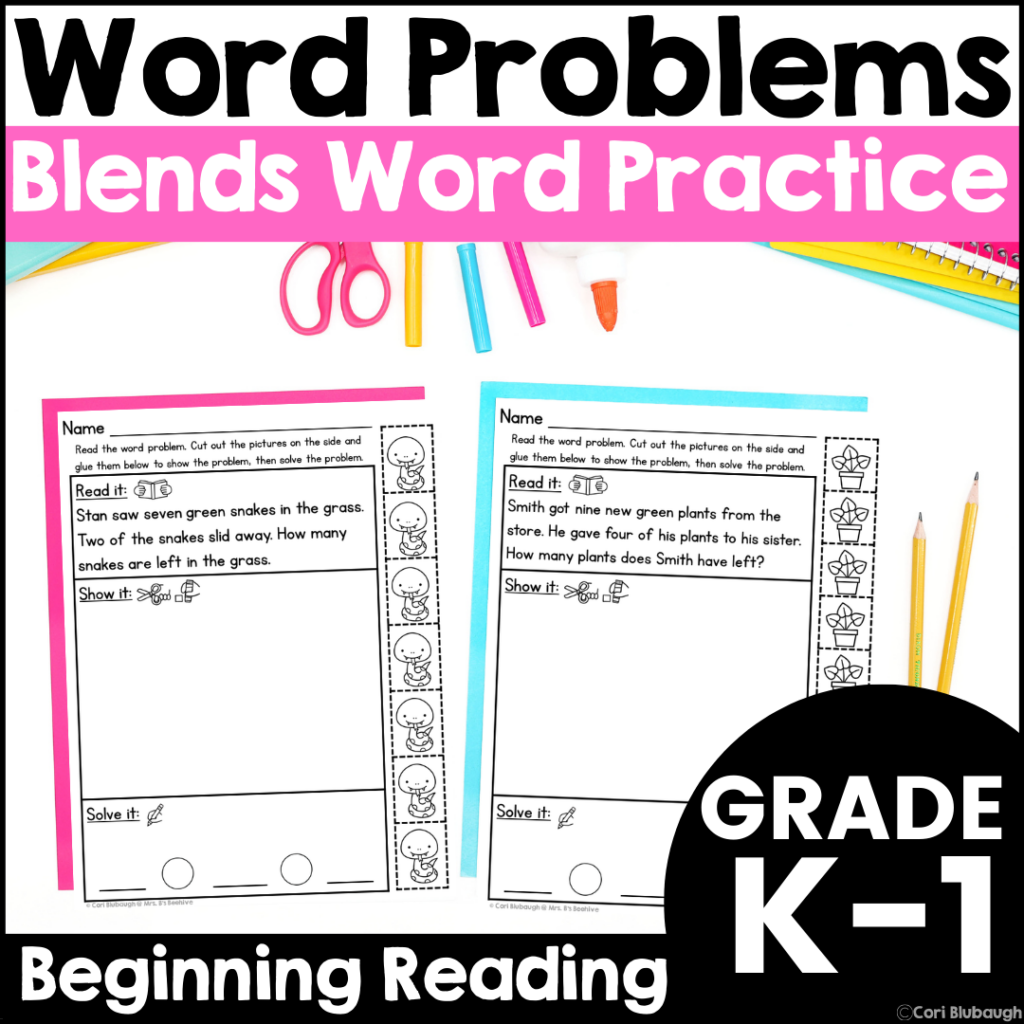 Consonant Blends Word Problems