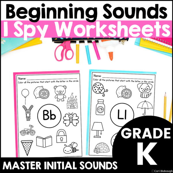 Beginning sounds I-Spy -cover
