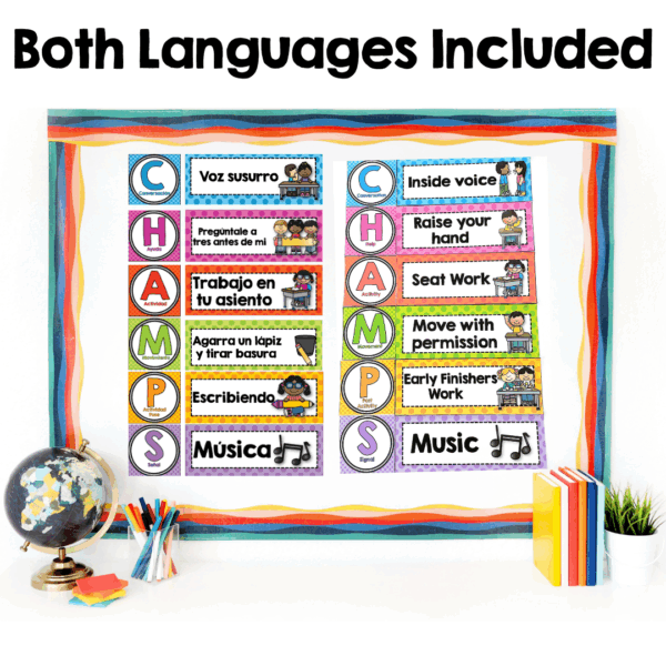 CHAMPS English and Spanish - both