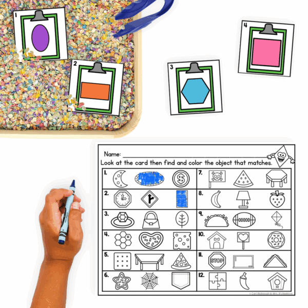Back to School Sensory Bin Math Centers - Image 4