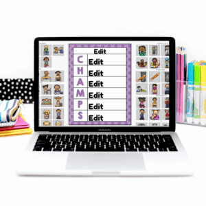 CHAMPS Posters and Editable Signs Bundle - Mrs. B’s Beehive