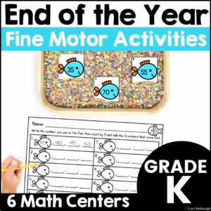 end of the year math activities - cover