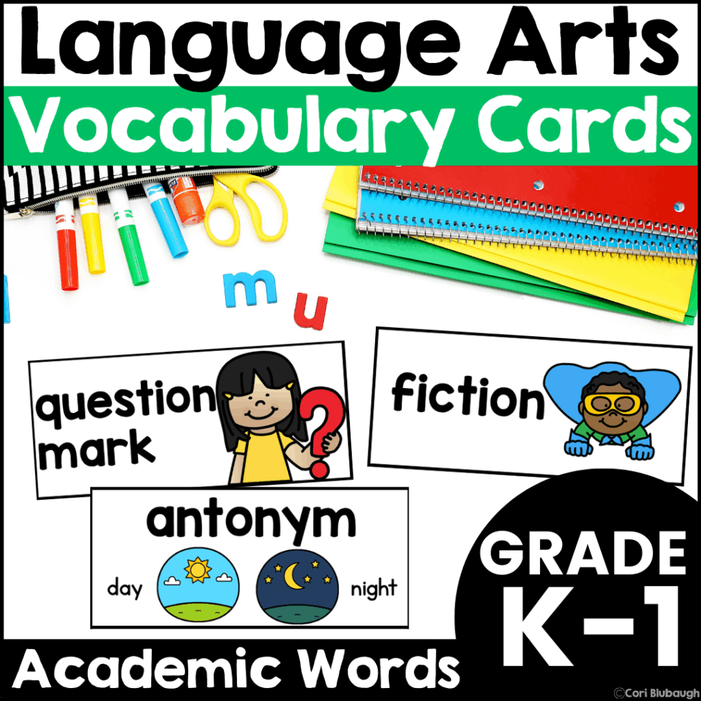 language arts vocabulary - cover