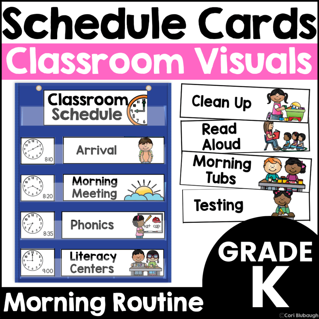 schedule cards - cover