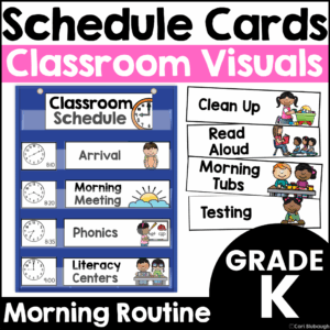 schedule cards - cover